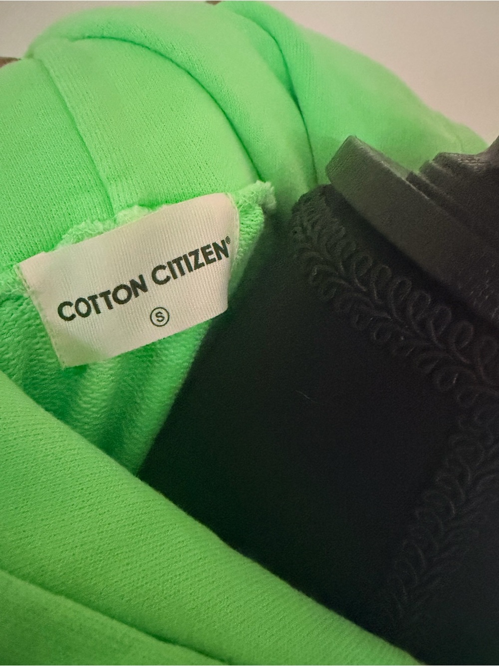 Cotton Citizen Bright Lime Green Pullover